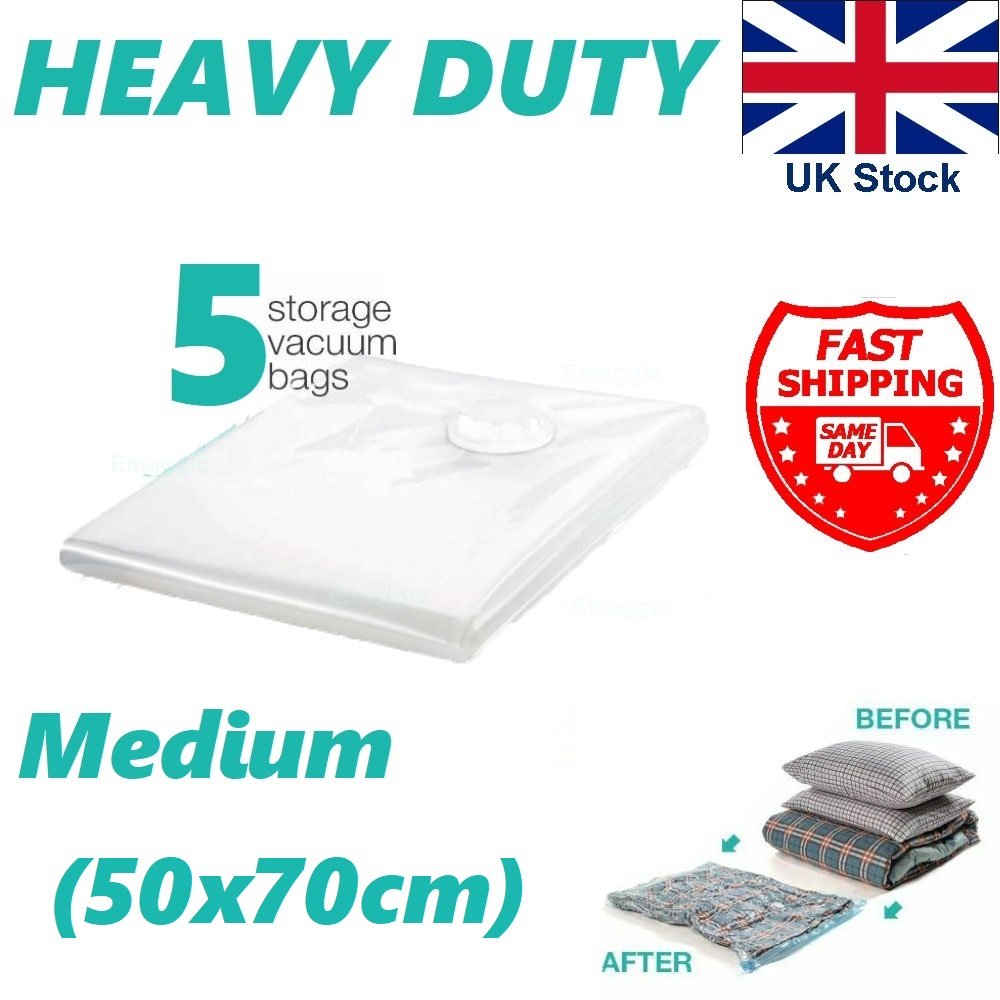 Vakuum Storage Platz Seal Tasche Komprimiert Travel Reusable Clothes Organizer E - Foto 9